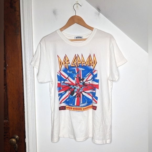 DAYDREAMER Def Leopard Never Ending Weekend Tour Graphic Band NEW Size L - Picture 1 of 8